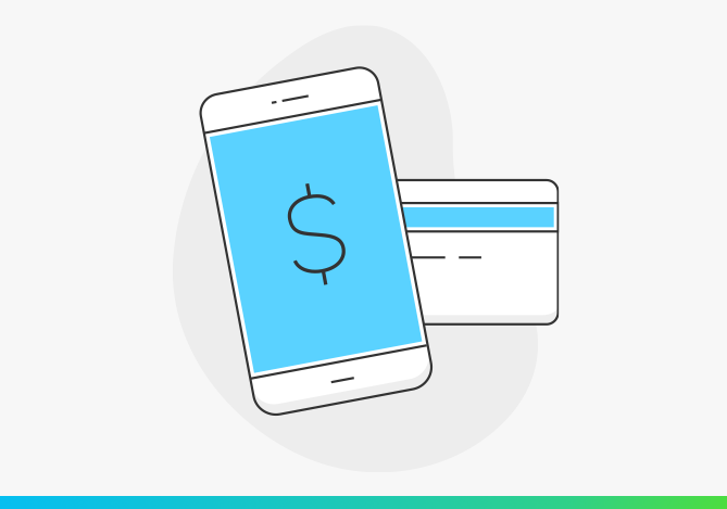 Taxas Point Tap Mercado Pago: Ilustração de um pagamento por aproximação no celular com cartão